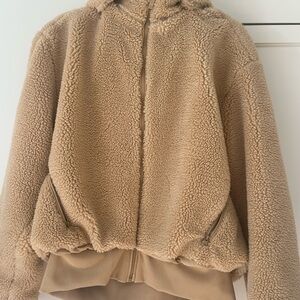 Cozy Tan Sherpa Jacket